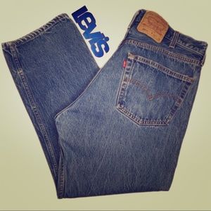 Early Y2K Levi’s 501xx Mexico 36/26 Cropped Length